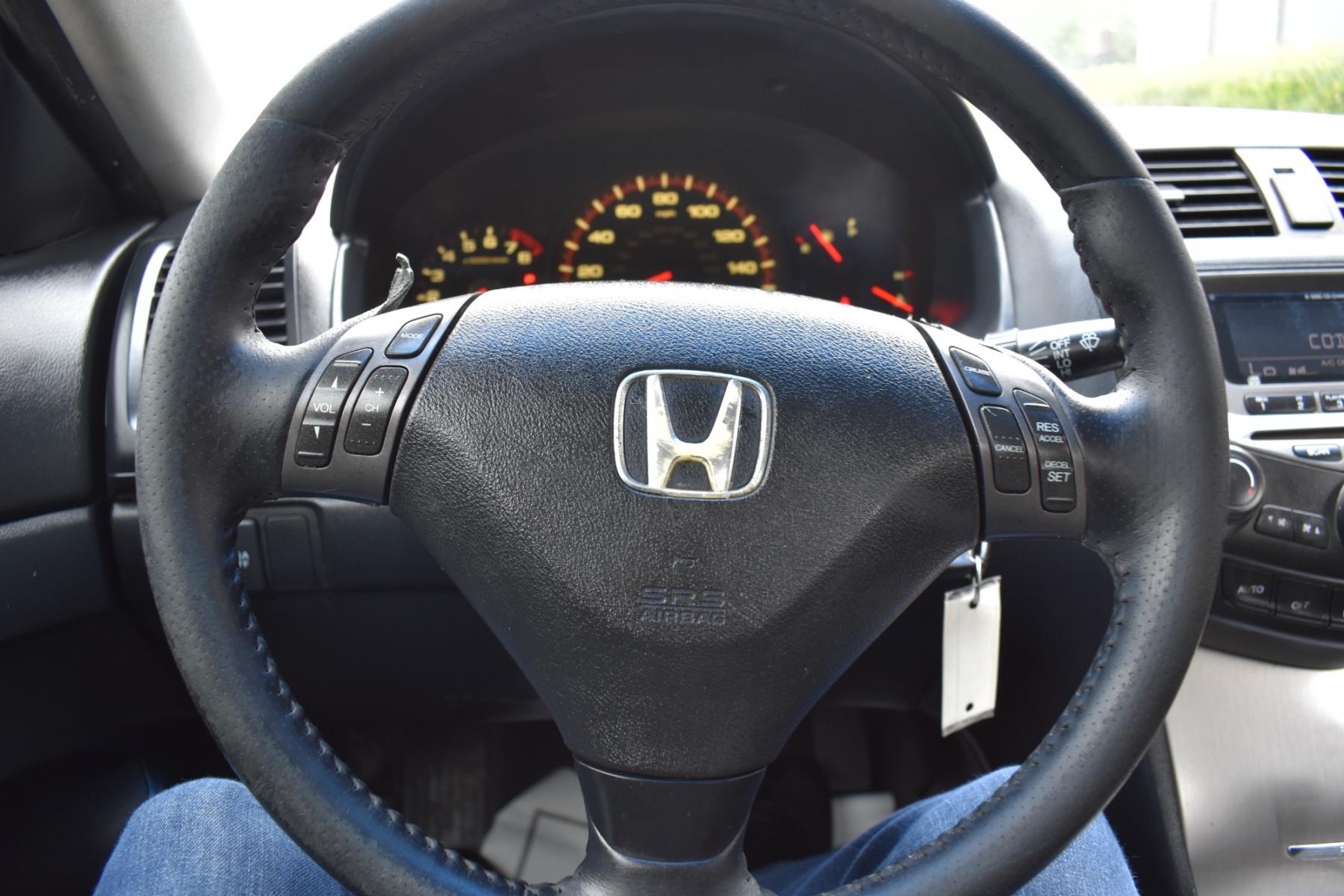 2006 Black /Black Honda Accord EX V-6 Coupe AT w/ XM Radio (1HGCM82626A) with an 3.0L V6 SOHC 24V engine, 5-Speed Automatic Overdrive transmission, located at 5925 E. BELKNAP ST., HALTOM CITY, TX, 76117, (817) 834-4222, 32.803799, -97.259003 - Purchasing a 2006 Honda Accord EX V-6 Coupe AT with XM Radio offers several compelling reasons: Reliability: Honda is renowned for building reliable vehicles, and the 2006 Accord is no exception. It's known for its longevity and low maintenance costs, providing peace of mind for years to come. Pow - Photo #17