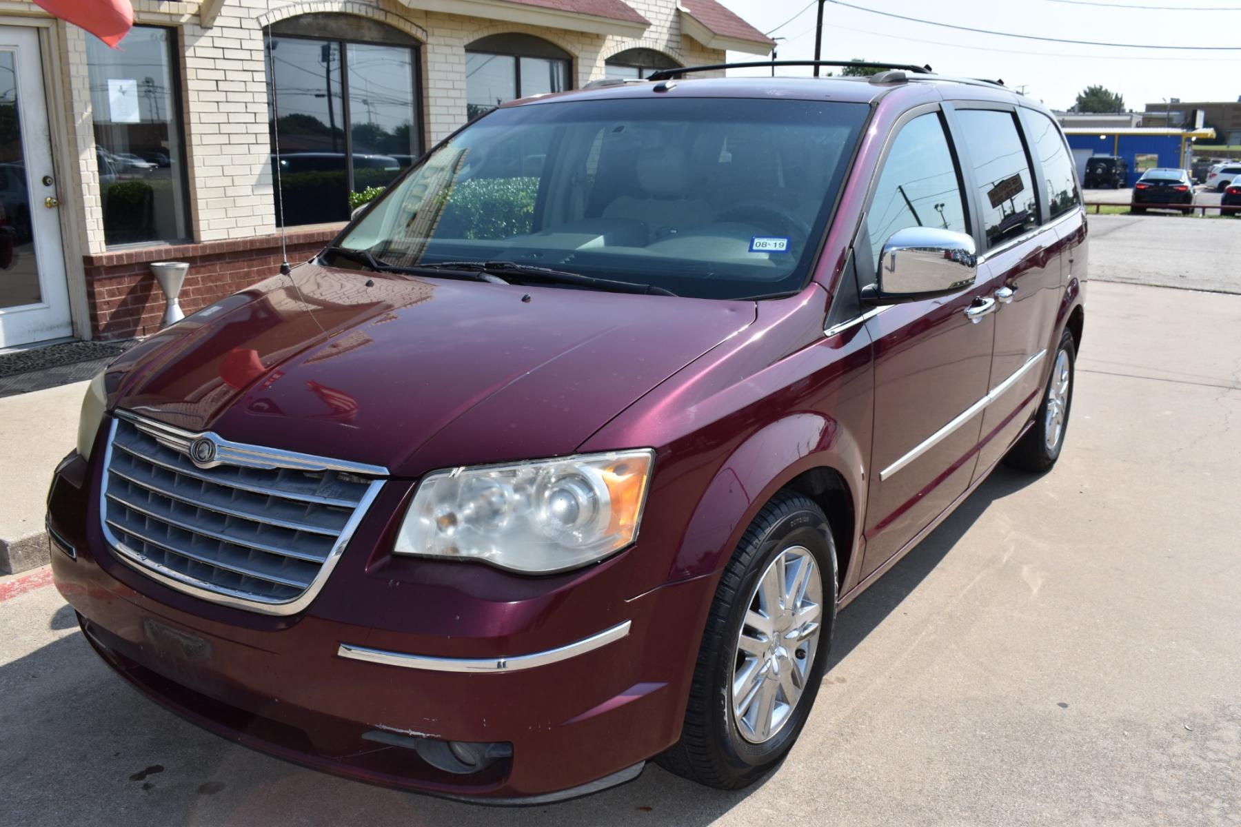 2008 Red /Beige Chrysler Town & Country Limited (2A8HR64X38R) with an 4.0L V6 SOHC 24V engine, 6-Speed Automatic Overdrive transmission, located at 5925 E. BELKNAP ST., HALTOM CITY, TX, 76117, (817) 834-4222, 32.803799, -97.259003 - Purchasing a 2008 Chrysler Town & Country Limited can be a great choice for several reasons: Luxury and Comfort: The Town & Country Limited is the top trim level for this minivan, offering a luxurious and comfortable interior. It often includes features like leather upholstery, power-adjustable sea - Photo #1